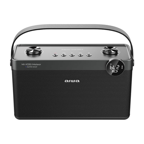 Aiwa MI-X330 Meteor Wireless Bluetooth Portable Speaker 60W Black, Type-C Charging