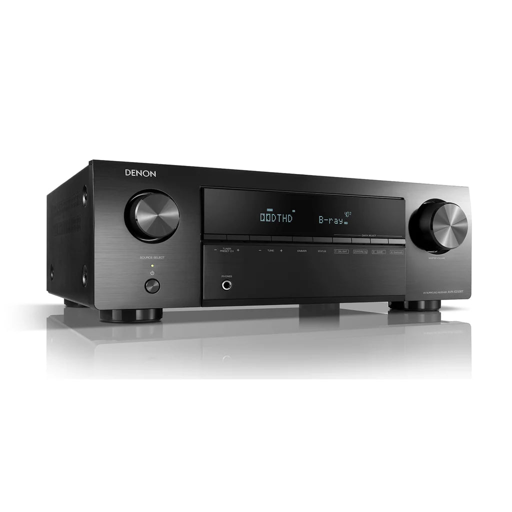 Denon AVR-X250BT 5.1 Ch. 4K Ultra HD AV Receiver with Bluetooth