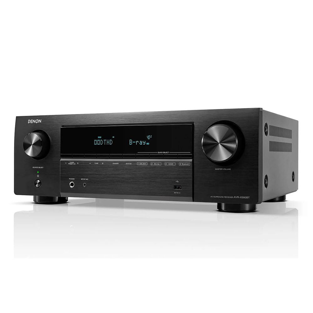 Monitor Audio bronze 200 with Denon AVR-X580BT - 5.1 Home Theater Package