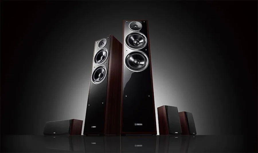 Yamaha NS-F71 - The new and elegant trim ring enables tight high end and wide, powerful Tower Speakers