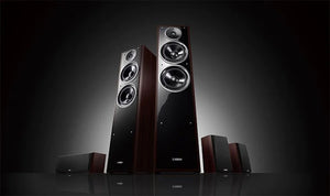 Yamaha NS-F71 - The new and elegant trim ring enables tight high end and wide, powerful Tower Speakers