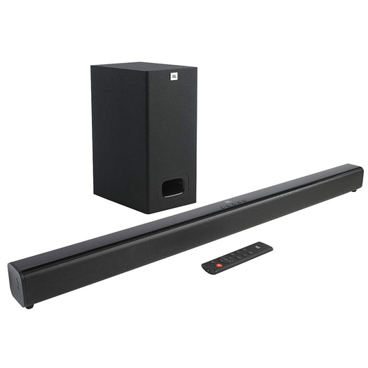 JBL Cinema SB140 with 110W Power Output, Dolby Digital Embedded, Wired Subwoofer for Extra Deep Bass, Wireless Music Streaming via Bluetooth