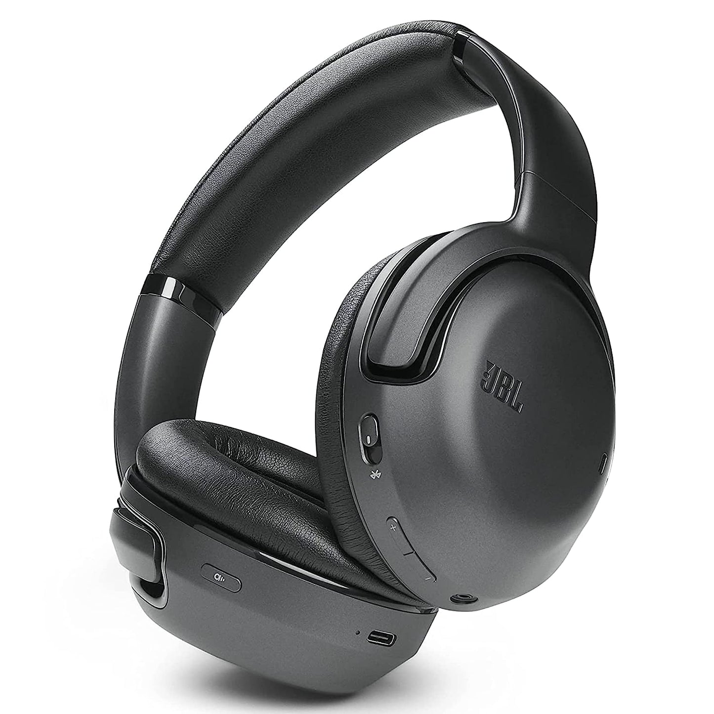 JBL Tour One M2, True Adaptive Noise Cancellation Bluetooth On Ear Headphones, Hi-Res Certified, Pro Sound, Customize APP, 4-Mic Technology for Pristine Calls, Upto 50Hrs Playtime & Built-in Alexa