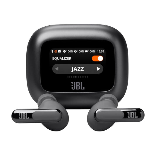 JBL Live Beam 3 TWS, Hi-Res Audio True ANC Earbuds, Smart Case with Touch Display