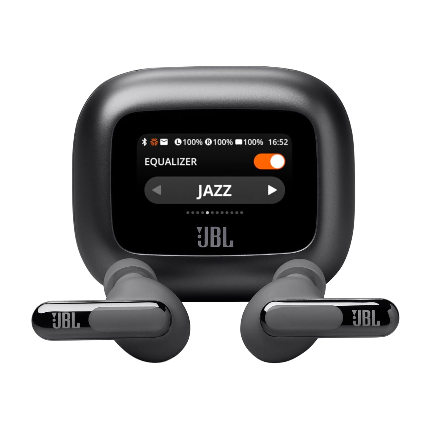 JBL Live Beam 3 TWS, Hi-Res Audio True ANC Earbuds, Smart Case with Touch Display
