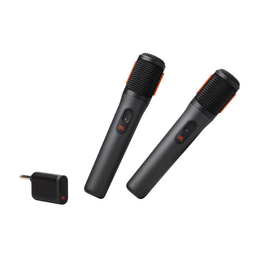 JBL PartyBox Wireless Mic, 2 Digital Wireless Microphones with Rechargeable Battery