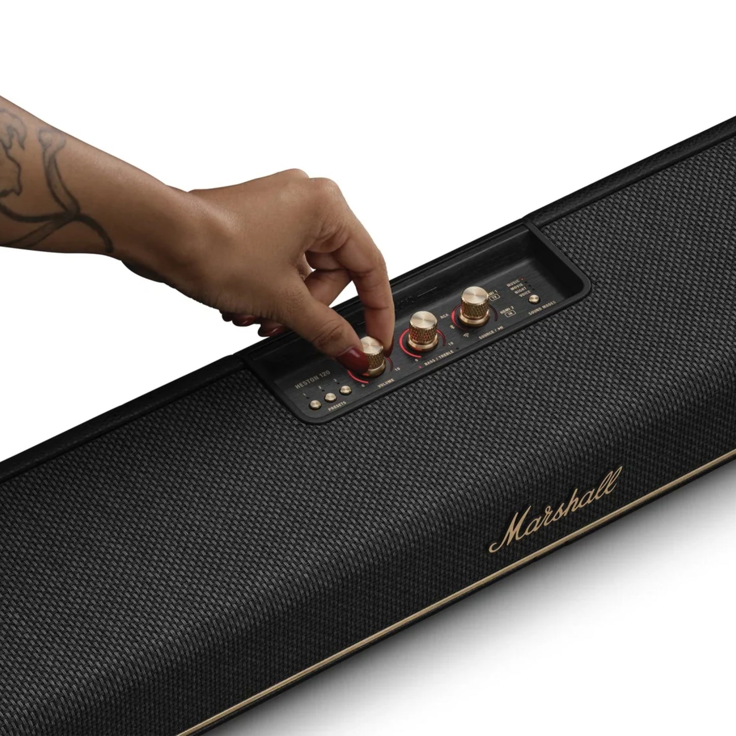 Marshall HESTON 120 Soundbar with Dolby Atmos immersive sound