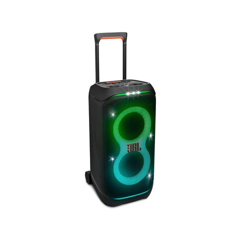 JBL Partybox 320, Portable Bluetooth 240W Party Speaker, Futuristic Light Show, Telescopic Handle & Wheels, Dual Guitar & Mic Inputs