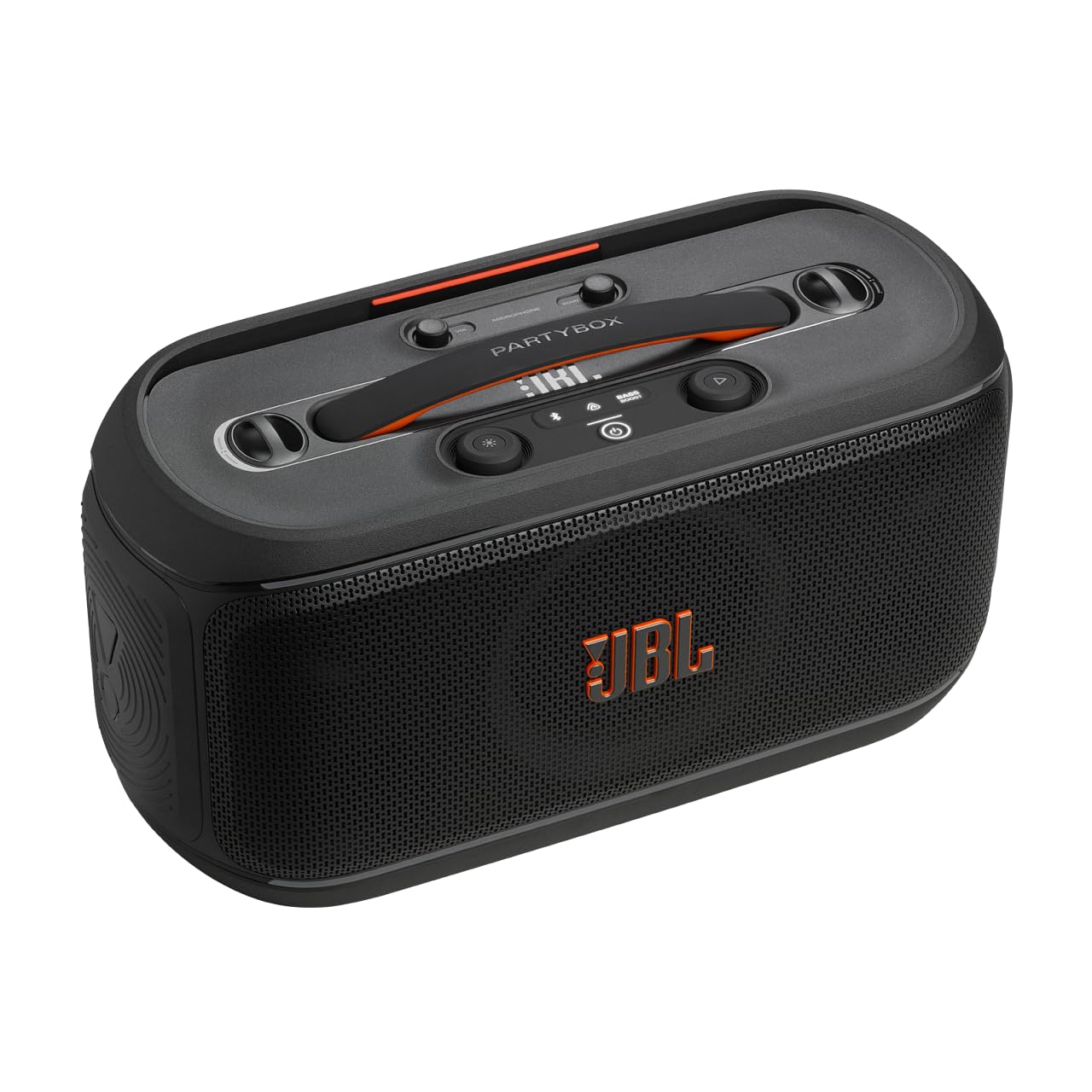 JBL PartyBox On-The-Go 2 Plus Portable Bluetooth Party Speaker with Wireless Mic