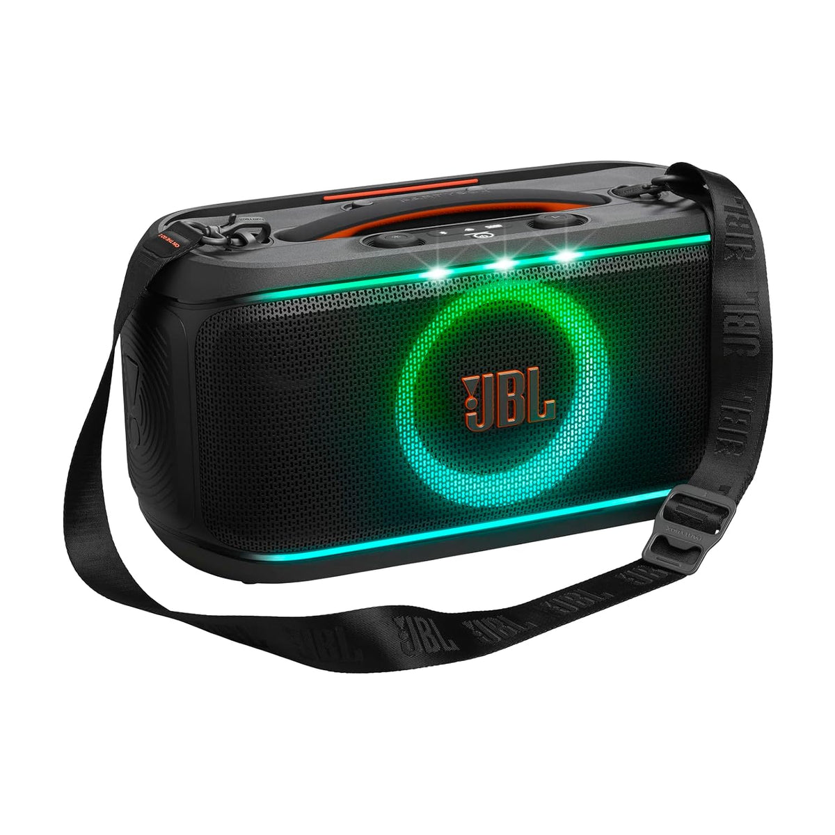 JBL PartyBox On-The-Go 2 Plus Portable Bluetooth Party Speaker with Wireless Mic