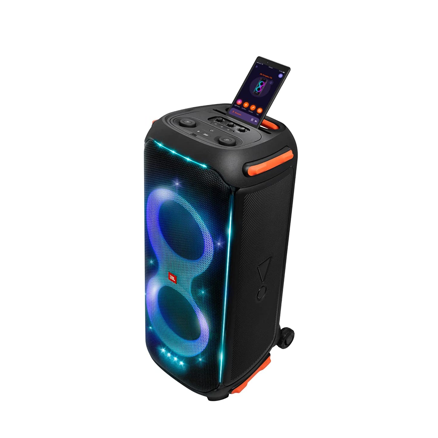 JBL PartyBox 710 Bluetooth Party Speaker with Light , Splashproof design, Guitar and Mic Input(800 Watt RMS, Black)