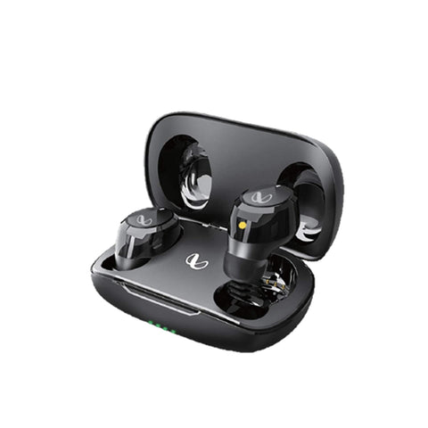 Infinity by Harman Kardon Spin 150 Truly Wireless Bluetooth in Ear Headphone with Mic (Black)