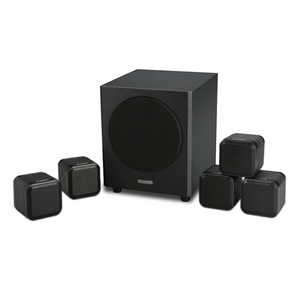 Mission M-Cube+SE 550 Watt 5.1 Channel Satellite Speaker (Black)