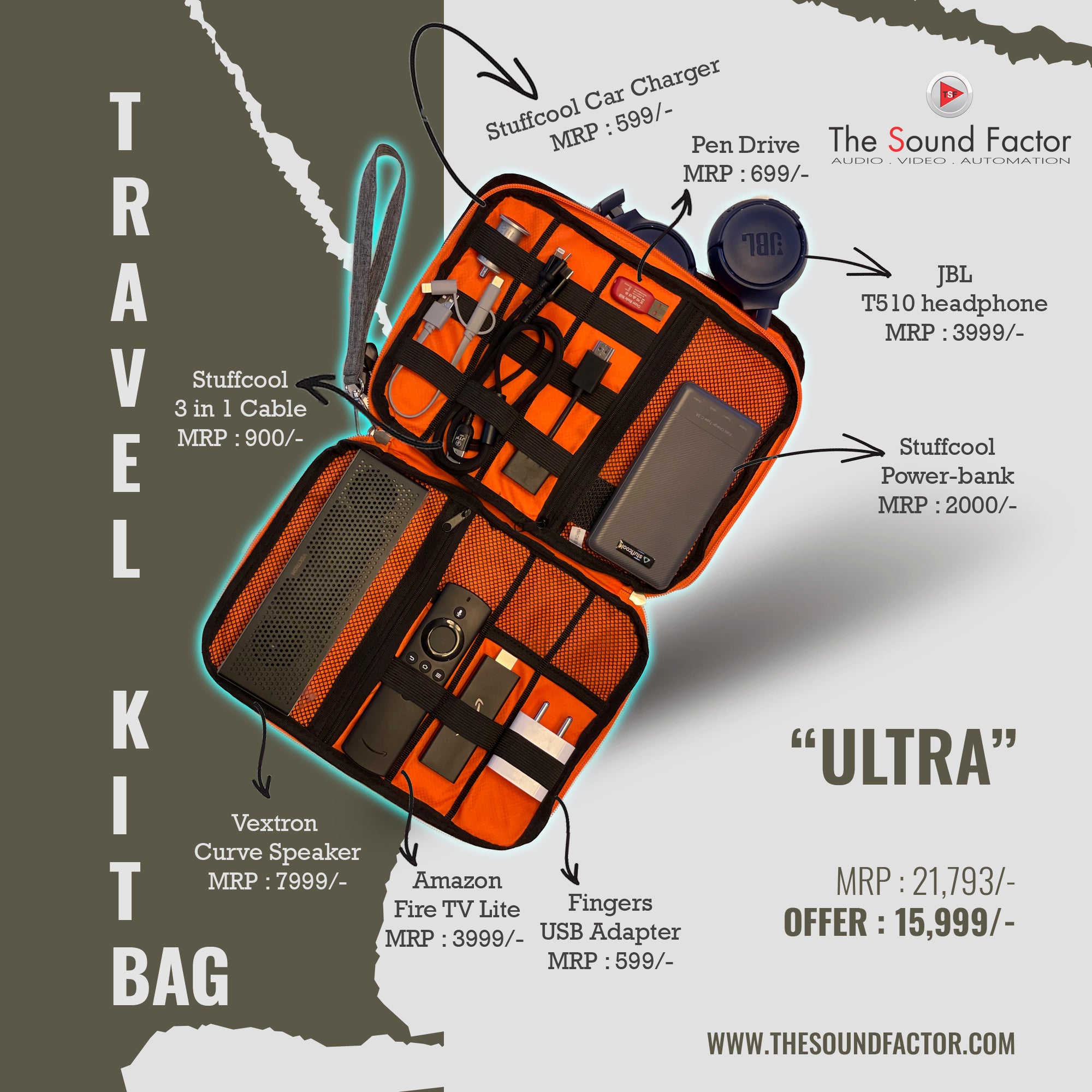 TSF Travel Kit Bag ULTRA – The Sound Factor