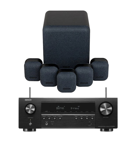 Monitor Audio Midnight Mass 5.1 with Denon AVR-S660H home theater package